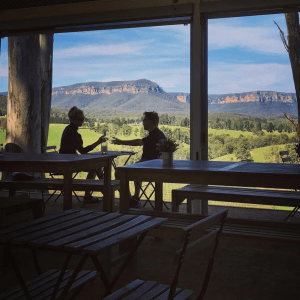 Wine tasting in a spectacular, secluded winery in an unknown pocket of the Blue Mountains