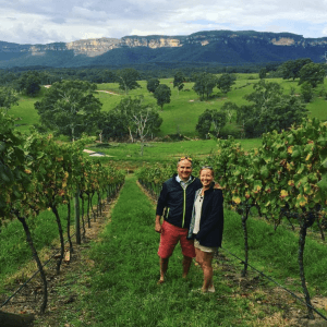 Breathtaking Blue Mountains vineyards