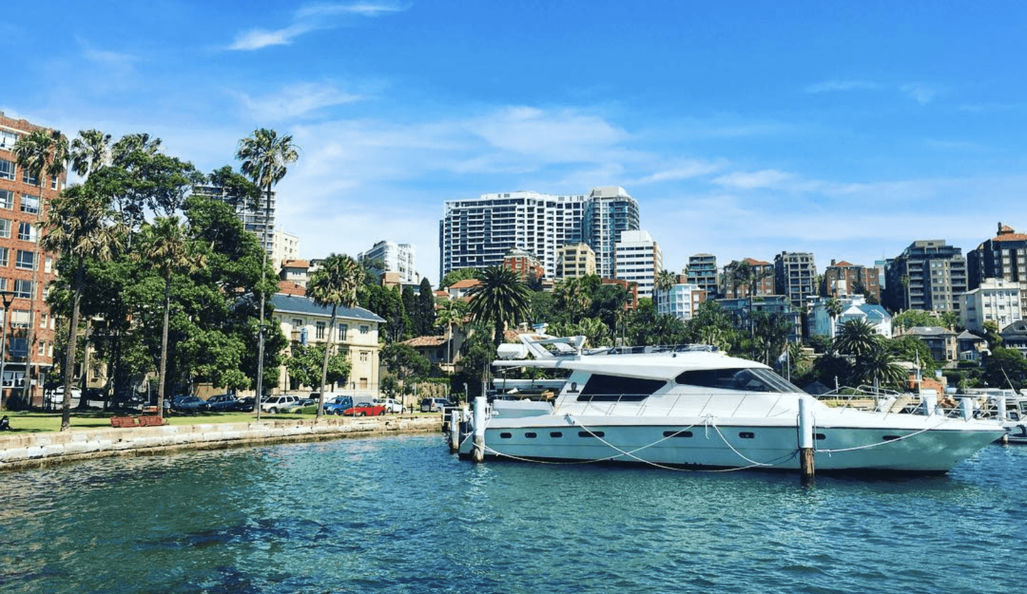 Sydney city exclusive harbour suburb Elizabeth Bay