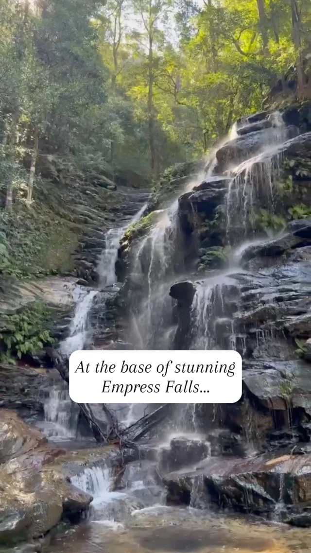 Out taking in the beauty of the Blue Mountains on our private day tour. @visitnsw @bluemountainsaustralia #EmpressFalls #thebluemountains #sydney #australia #yoursydneyguide #privatedaytours