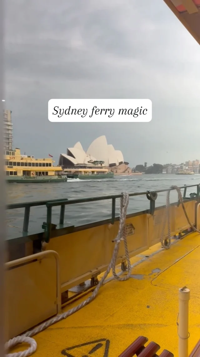 There's something magical about seeing the @sydneyoperahouse from a Sydney ferry.#sydneyferries #SydneyOperaHouse #sydney #australia #yoursydneyguide #privatesydneydaytours